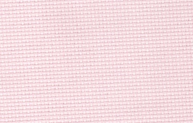 Zweigart Aida 14ct - Pale Pink 50 x 55cm